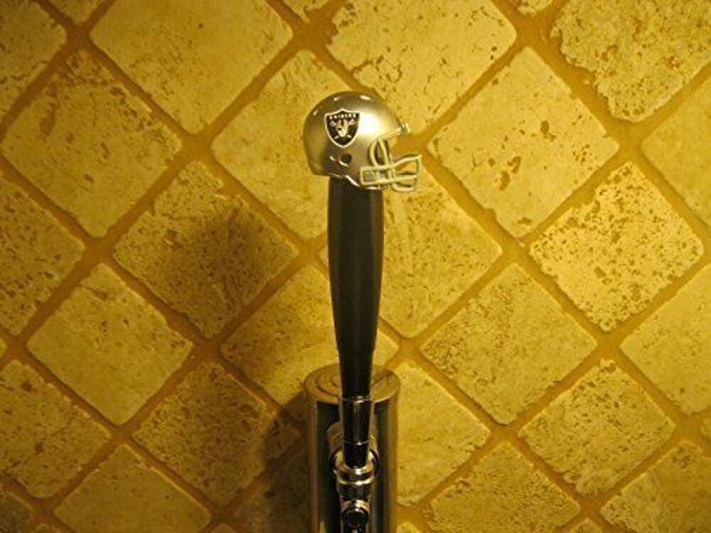 Beer Tap Handle NFL Raiders Brew Football Oakland Keg Kegerator Knob